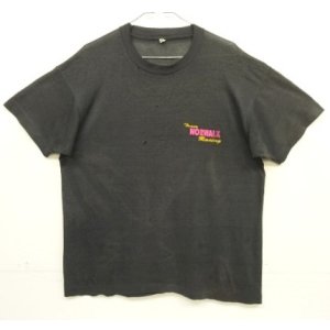 画像: 80'S TEAM NORWALK RACING シングルステッチ 両面プリント 半袖 Tシャツ フェードブラック USA製 (VINTAGE)