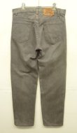 画像3: 80'S LEVIS 505 黒タブ デニム 先染めダークグレー W33L30 USA製 (VINTAGE)