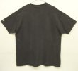 画像4: 90'S IBM 袖プリント入り 半袖 Tシャツ フェードブラック (VINTAGE)