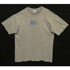 画像: 90'S DELL シングルステッチ 半袖 Tシャツ ヘザーグレー USA製 (VINTAGE)