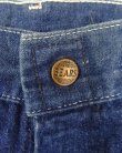 画像2: 80'S SEARS トップスナップボタン デニム ペインターパンツ インディゴ USA製 (VINTAGE)
