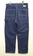画像5: 80'S SEARS トップスナップボタン デニム ペインターパンツ インディゴ USA製 (VINTAGE)