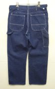 画像1: 80'S DICKIES チビタグ デニム ペインターパンツ インディゴ 42TALONジップ USA製 (VINTAGE)