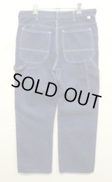 画像: 80'S DICKIES チビタグ デニム ペインターパンツ インディゴ 42TALONジップ USA製 (VINTAGE)