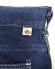 画像2: 80'S DICKIES チビタグ デニム ペインターパンツ インディゴ 42TALONジップ USA製 (VINTAGE)