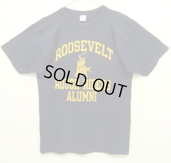 画像1: 80'S CHAMPION トリコタグ シングルステッチ 半袖 Tシャツ ネイビー USA製 (VINTAGE)