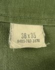 画像4: 60'S アメリカ軍 US ARMY "OG107" コットンサテン 平ボタン ベイカーパンツ W38L35 (VINTAGE)
