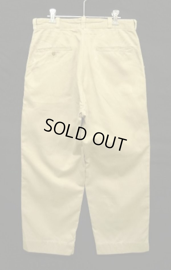 画像5: 60'S アメリカ軍 US ARMY コットン100% チノパンツ PRENTICE製ブラスジップ (VINTAGE)