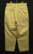 画像5: 60'S アメリカ軍 US ARMY コットン100% チノパンツ TALON製ブラスジップ (VINTAGE)
