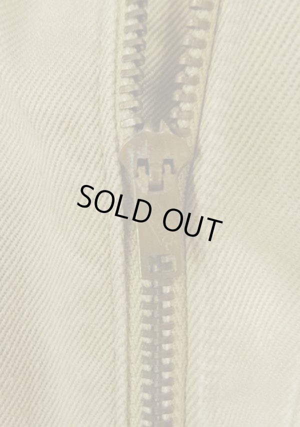 画像3: 60'S アメリカ軍 US ARMY コットン100% チノパンツ PRENTICE製ブラスジップ (VINTAGE)