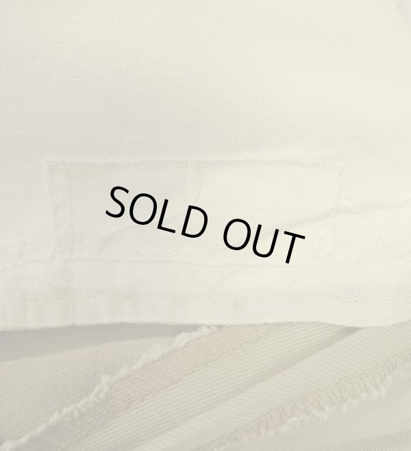 画像4: 60'S アメリカ軍 US ARMY コットン100% チノパンツ PRENTICE製ブラスジップ (VINTAGE)