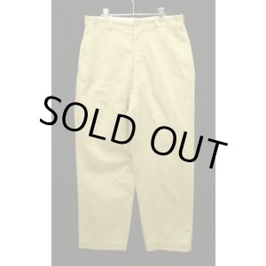 画像: 60'S アメリカ軍 US ARMY コットン100% チノパンツ TALON製ブラスジップ (VINTAGE)