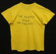 画像4: 70'S CHENEY シングルステッチ 両面染み込みプリント 半袖 Tシャツ イエロー USA製 (VINTAGE)