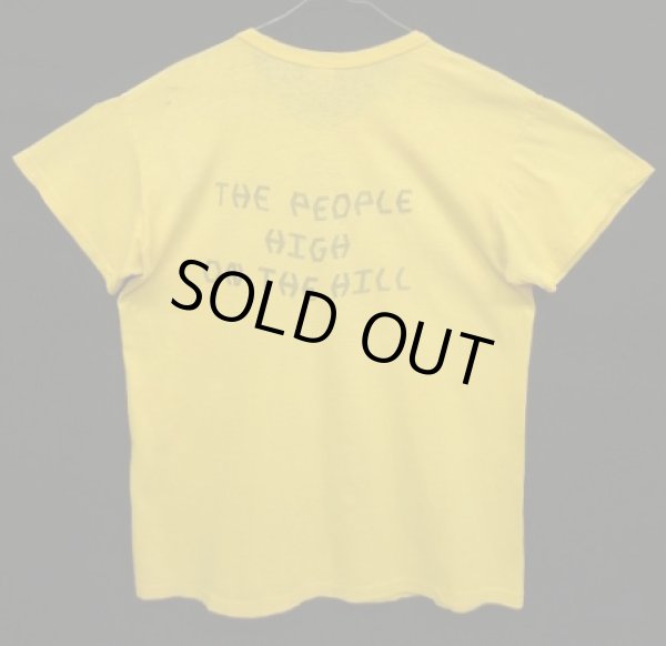 画像4: 70'S CHENEY シングルステッチ 両面染み込みプリント 半袖 Tシャツ イエロー USA製 (VINTAGE)