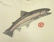 画像3: 90'S SALMON シングルステッチ 半袖 Tシャツ ホワイト USA製 (VINTAGE)