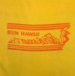 画像3: 80'S CAMP SMITH RUNNING CLUB シングルステッチ 両面染み込みプリント 半袖 Tシャツ イエロー USA製 (VINTAGE)
