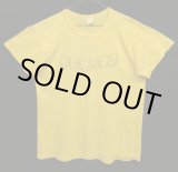 画像: 70'S CHENEY シングルステッチ 両面染み込みプリント 半袖 Tシャツ イエロー USA製 (VINTAGE)