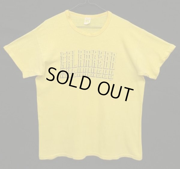 画像1: 70'S KALAMAZOO シングルステッチ 半袖 Tシャツ イエロー USA製 (VINTAGE)