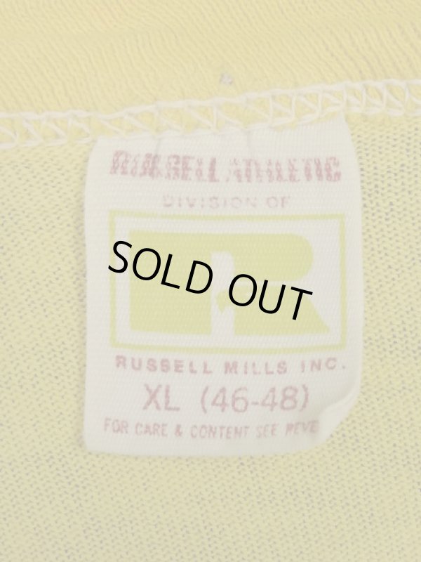 画像2: 70'S KALAMAZOO シングルステッチ 半袖 Tシャツ イエロー USA製 (VINTAGE)