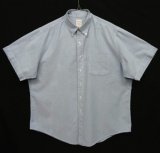画像: 80'S BROOKS BROTHERS "MAKERS" オックスフォード 半袖 BDシャツ ブルー USA製 (VINTAGE)