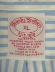 画像2: 90'S BROOKS BROTHERS ポプリン 半袖 BDシャツ ホワイト/ブルー ストライプ USA製 (VINTAGE)
