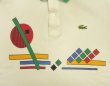 画像3: 80'S CHEMISE LACOSTE ポロシャツ ホワイト/プリント入り フランス製 (VINTAGE)