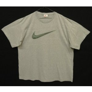 画像: 90'S NIKE 白タグ SWOOSHロゴ 半袖 Tシャツ グレー (VINTAGE)