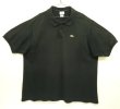 画像1: 80'S CHEMISE LACOSTE ポロシャツ ブラック フランス製 (VINTAGE)