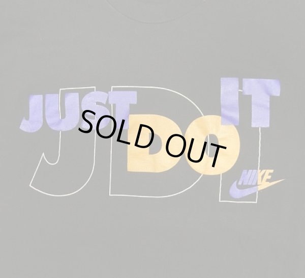 画像3: 90'S NIKE "JUST DO IT" 銀タグ シングルステッチ Tシャツ ブラック USA製 (VINTAGE)