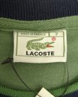 画像2: 80'S CHEMISE LACOSTE 鹿の子 半袖 Tシャツ オリーブ/ネイビー フランス製 (DEADSTOCK)