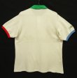 画像4: 80'S CHEMISE LACOSTE ポロシャツ ホワイト/プリント入り フランス製 (VINTAGE)