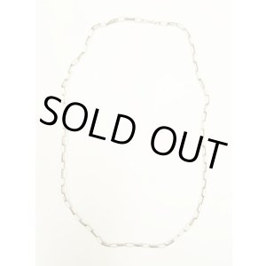 画像: ナバホ族 インディアンジュエリー ナバホチェーン シルバーネックレス 60cm (NEW)