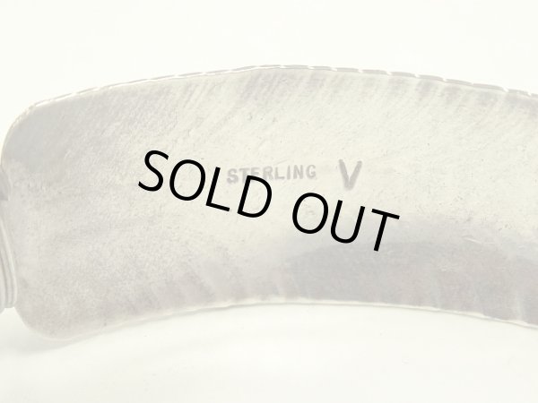 画像5: ナバホ族 インディアンジュエリー シルバー フェザーバングル (NEW)