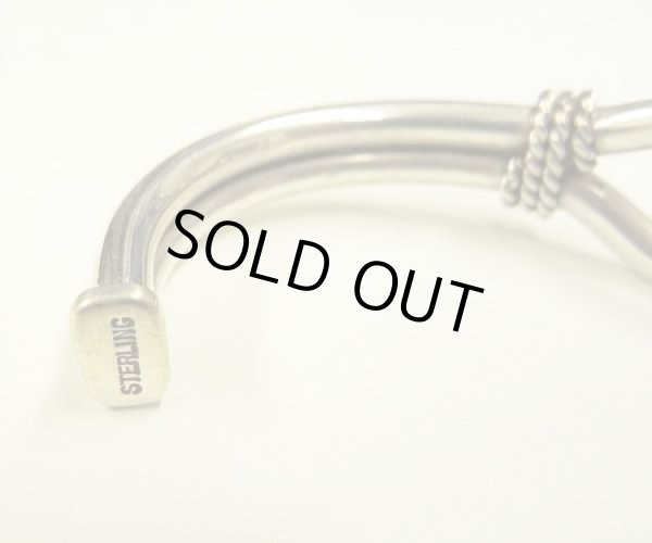 画像6: ナバホ族 インディアンジュエリー "STEVE ARVISO" ホースウィスパラー シルバーバングル (NEW)