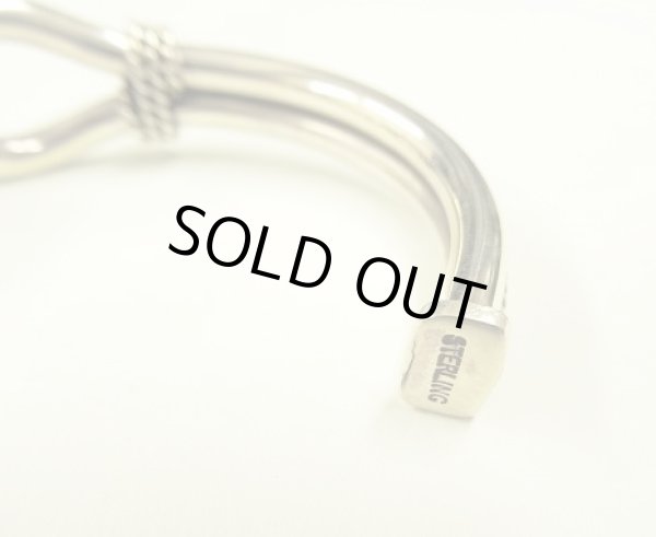 画像5: ナバホ族 インディアンジュエリー "STEVE ARVISO" ホースウィスパラー シルバーバングル (NEW)