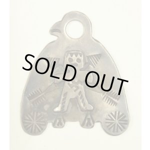 画像: 40'S ナバホ族 インディアンジュエリー "THUNDERBIRD & SWASTIKA" シルバー ペンダントトップ (VINTAGE)