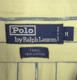 画像2: 90'S RALPH LAUREN "TRAIL" コットン 半袖 オープンカラーシャツ ナチュラル/インディゴ ストライプ (VINTAGE)