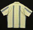 画像3: 90'S RALPH LAUREN "TRAIL" コットン 半袖 オープンカラーシャツ ナチュラル/インディゴ ストライプ (VINTAGE)