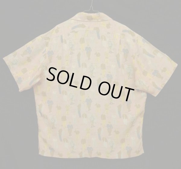 画像3: 90'S RALPH LAUREN レーヨン 半袖 オープンカラーシャツ ライトピンク/柄 (VINTAGE)