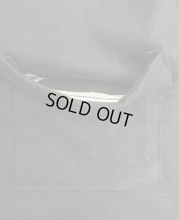 画像3: 80'S FRUIT OF THE LOOM シングルステッチ 耳付きポケット 半袖 Tシャツ ブラック USA製 (DEADSTOCK)