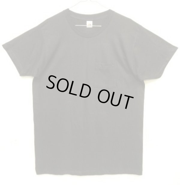 画像1: 80'S FRUIT OF THE LOOM シングルステッチ 耳付きポケット 半袖 Tシャツ ブラック USA製 (DEADSTOCK)