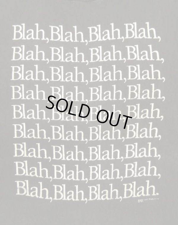 画像3: 80'S BLAH,BLAH,BLAH シングルステッチ 半袖 Tシャツ ブラック USA製 (VINTAGE)