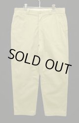 画像: 60'S BOAT SAIL CLOTH "SANFORIZED" コットン100% チノパンツ GRIPPER ZIPPER製ブラスジップ USA製 (VINTAGE)