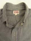 画像4: 60'S SAKS FIFTH AVENUE 6ボタン ポプリン 半袖 三点留め BDシャツ ギンガムチェック (VINTAGE)