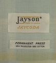 画像2: 70'S JAYSON "JAYCODA" 半袖 オープンカラーシャツ チェック柄 USA製 (VINTAGE)