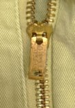 画像3: 60'S BOAT SAIL CLOTH "SANFORIZED" コットン100% チノパンツ GRIPPER ZIPPER製ブラスジップ USA製 (VINTAGE)