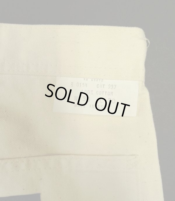 画像3: 80'S STANLEY USA 旧タグ ダブルニー ペインターパンツ W38L30 ナチュラル USA製 (DEADSTOCK)