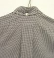 画像6: 60'S SAKS FIFTH AVENUE 6ボタン ポプリン 半袖 三点留め BDシャツ ギンガムチェック (VINTAGE)