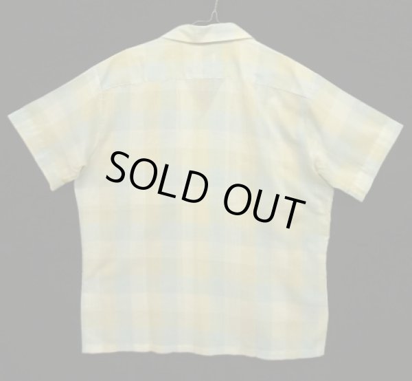 画像3: 70'S JAYSON "JAYCODA" 半袖 オープンカラーシャツ チェック柄 USA製 (VINTAGE)