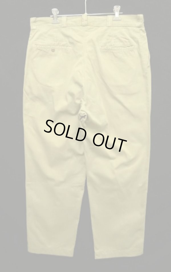 画像6: 60'S BOAT SAIL CLOTH "SANFORIZED" コットン100% チノパンツ GRIPPER ZIPPER製ブラスジップ USA製 (VINTAGE)